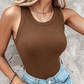 💖LAST DAY SPECIAL SALE💖Ribbed Stretchy Tank Top with Shelf Bra