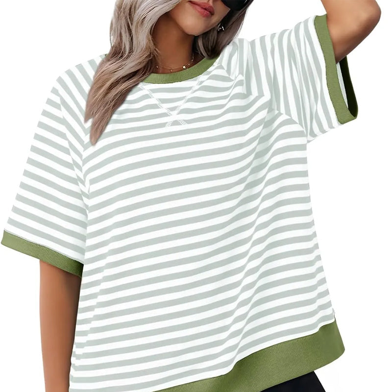 Women's Oversize Striped T-Shirts