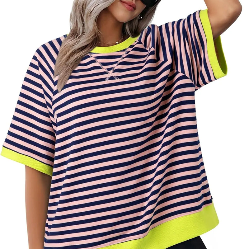 Women's Oversize Striped T-Shirts