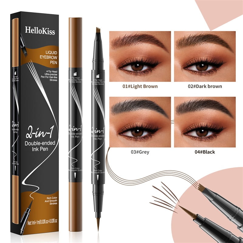 Buy 1 Get 1 Free  🎊🎁2-In-1 Waterproof Long-Lasting Eyebrow Pen