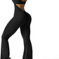 Gym-Chic:Sexy Backless Flare Jumpsuits: Irresistible Sleeveless Style!