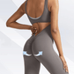 Gym-Chic:Sexy Backless Flare Jumpsuits: Irresistible Sleeveless Style!