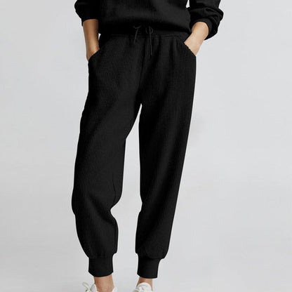 Long Sleeve Half Zip Sweatsuits Set