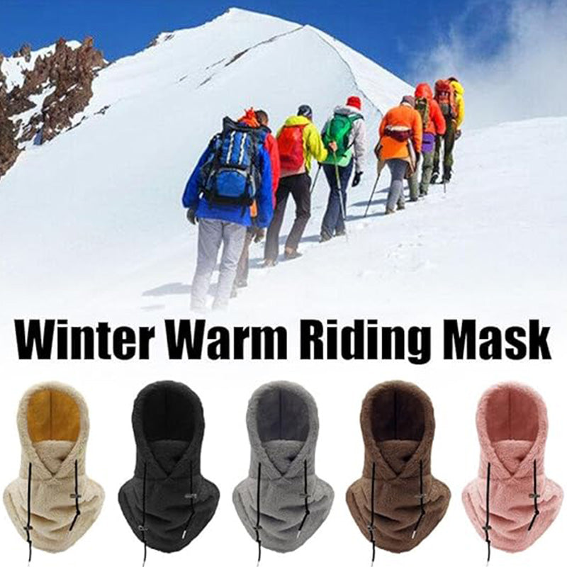 Unisex Warm Ski Hooded Scarf