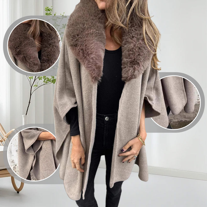 Women's Faux Fur Collar Puffer Coat