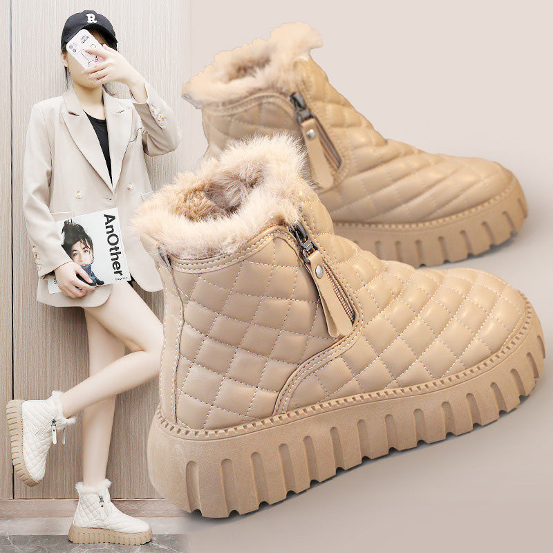 Women's Winter Fleece Warm Boots