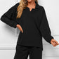 Women’s 2-Piece V-Neck Lounge Set with Pockets