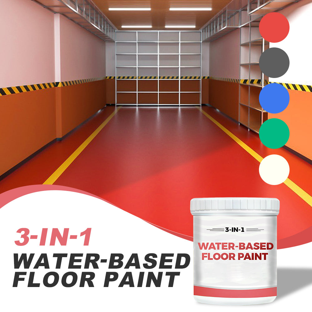 👍👍3-in-1 Water-Based Floor Paint