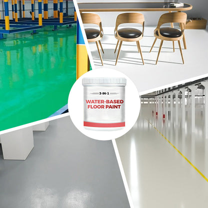 👍👍3-in-1 Water-Based Floor Paint