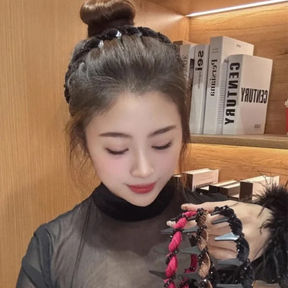 🔥2025 Hot Sale💟Vintage High Cranium Artificial Pearl Hairband