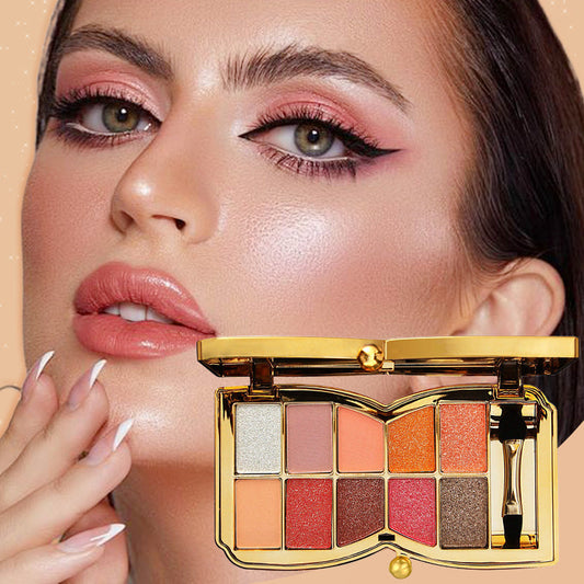 10 Colors Glitter Eye Shadow Palette—— 50% Off! While Stocks Last!⏳